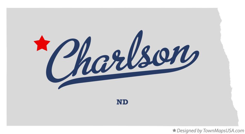 Map of Charlson North Dakota ND
