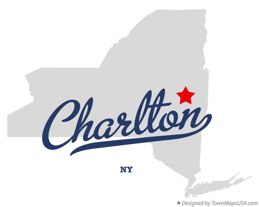 Map of Charlton New York NY
