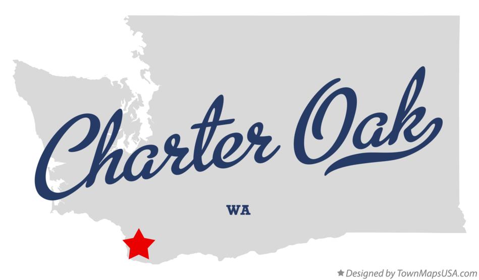 Map of Charter Oak Washington WA