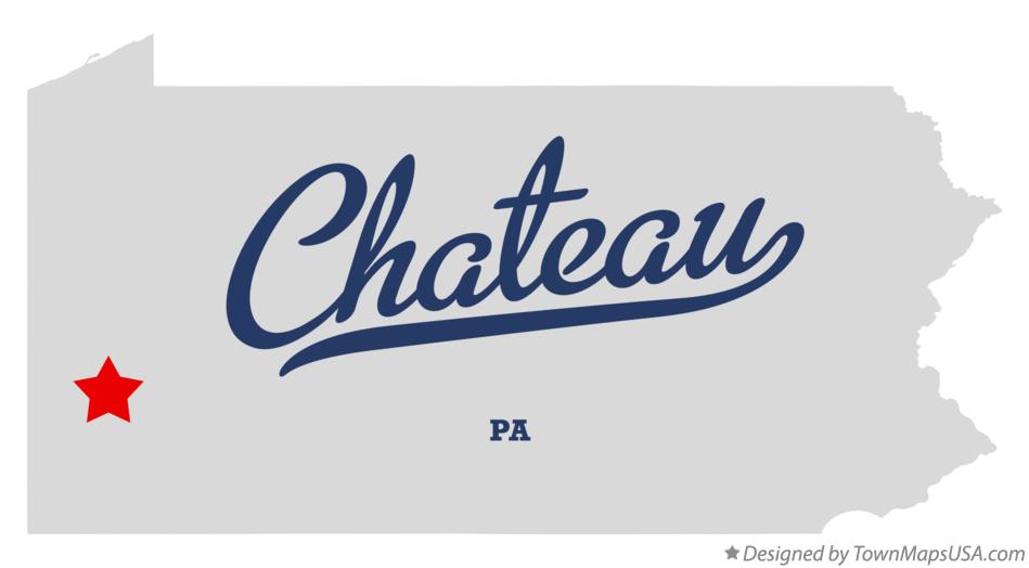 Map of Chateau Pennsylvania PA