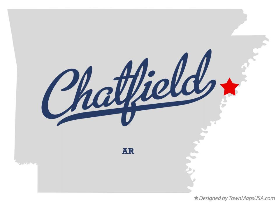 Map of Chatfield Arkansas AR