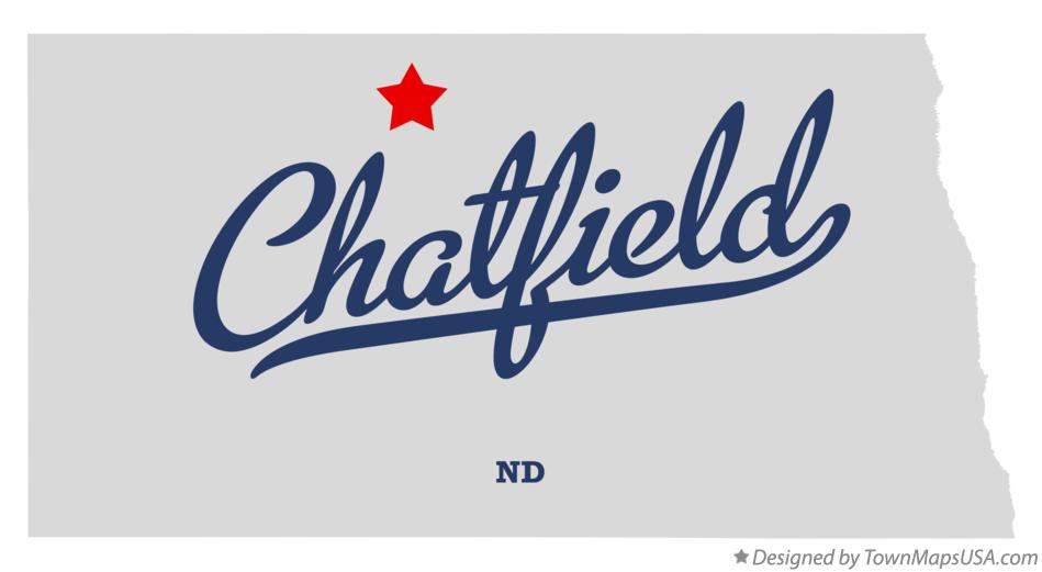 Map of Chatfield North Dakota ND
