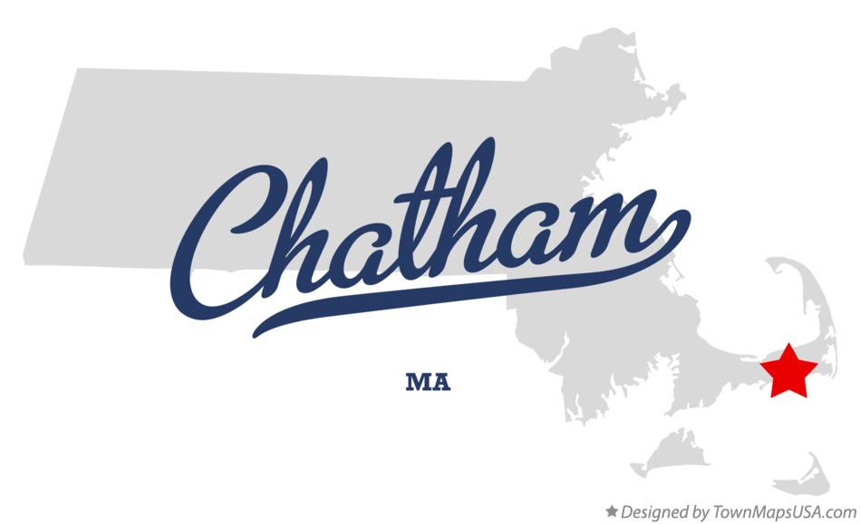 Map of Chatham Massachusetts MA