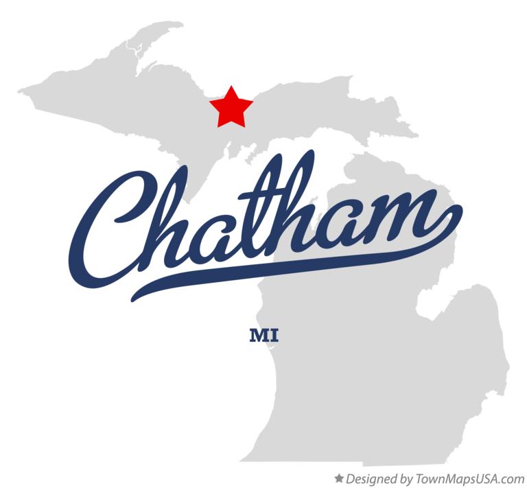 Map of Chatham Michigan MI