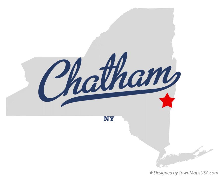 Map of Chatham New York NY