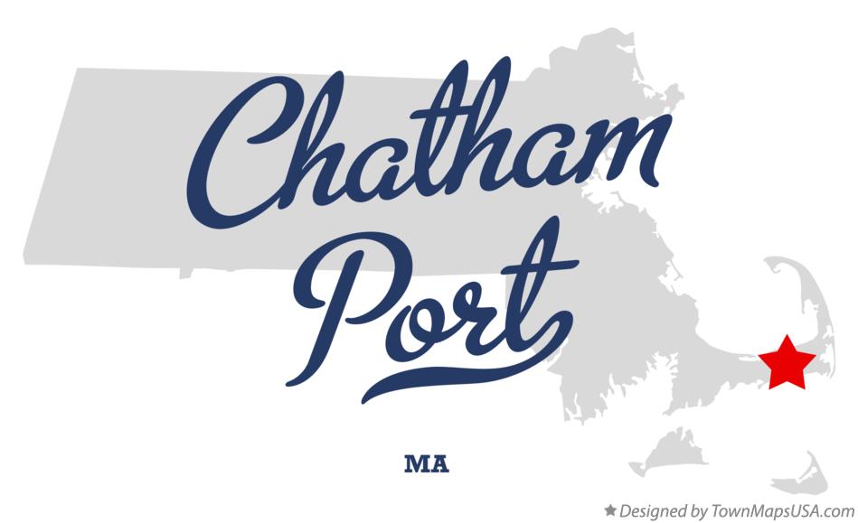 Map of Chatham Port Massachusetts MA