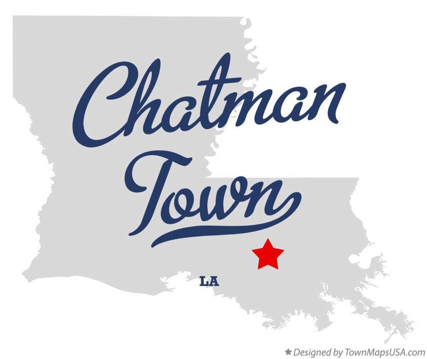 Map of Chatman Town Louisiana LA