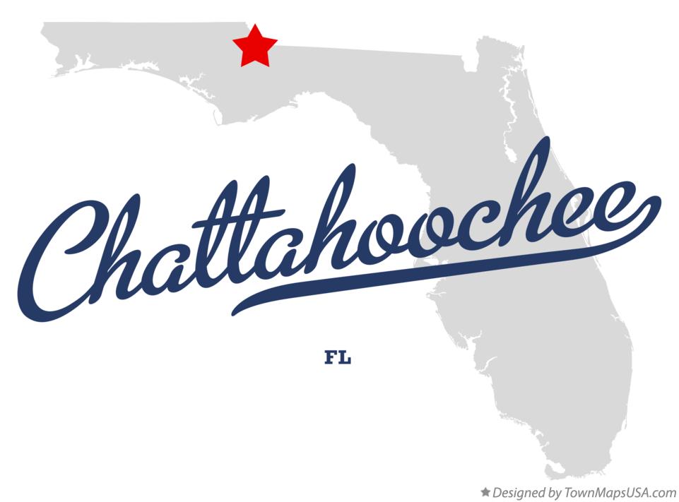 Map of Chattahoochee Florida FL