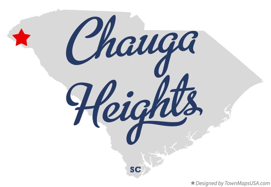Map of Chauga Heights South Carolina SC