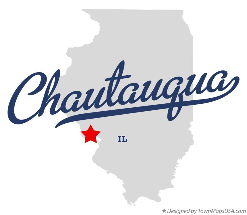 Map of Chautauqua Illinois IL
