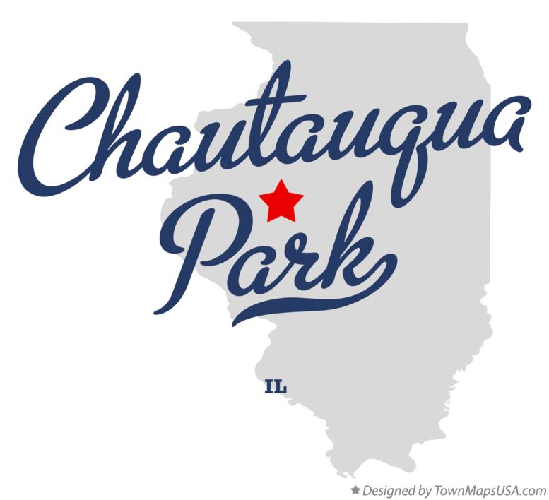 Map of Chautauqua Park Illinois IL
