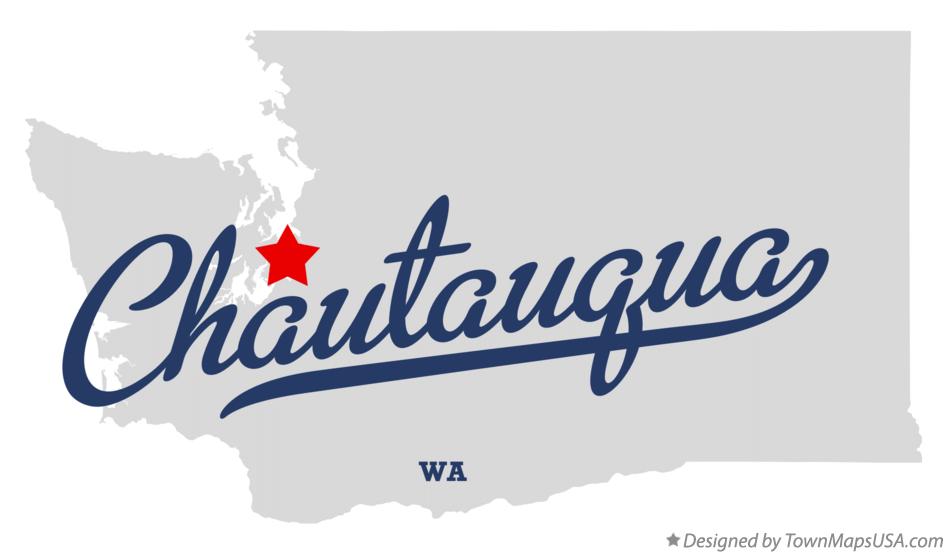 Map of Chautauqua Washington WA
