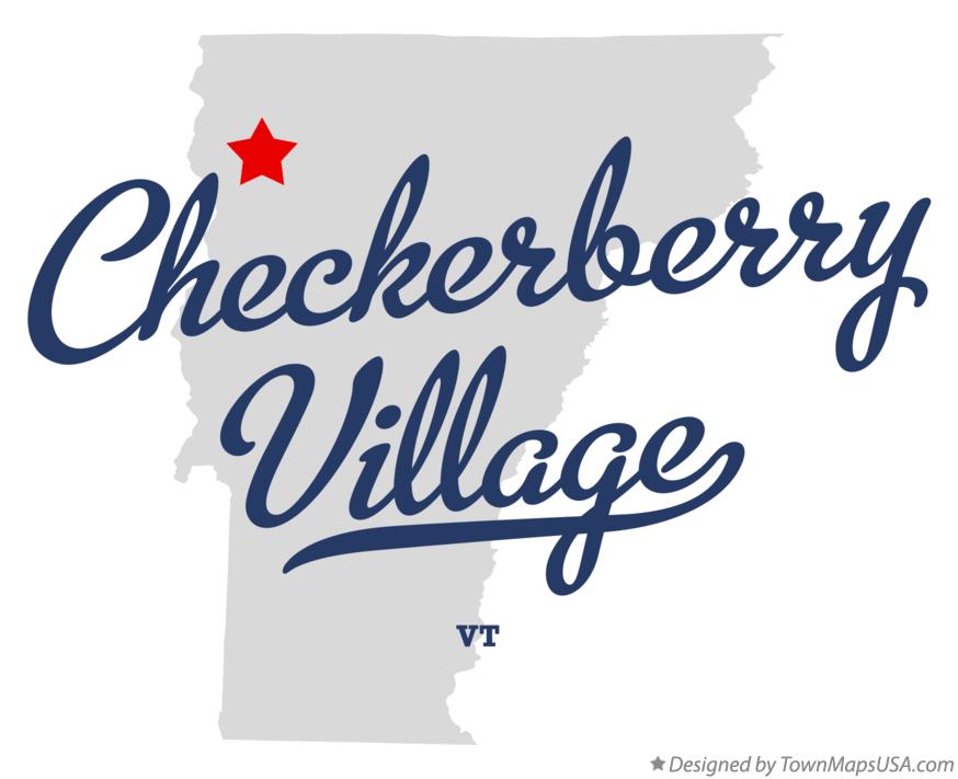 Map of Checkerberry Village Vermont VT