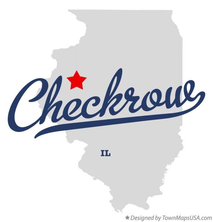 Map of Checkrow Illinois IL