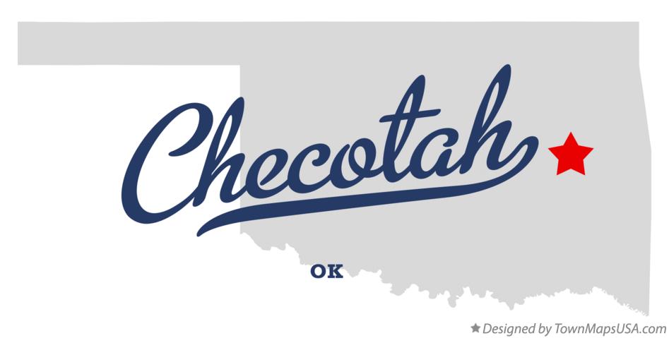 Map of Checotah Oklahoma OK