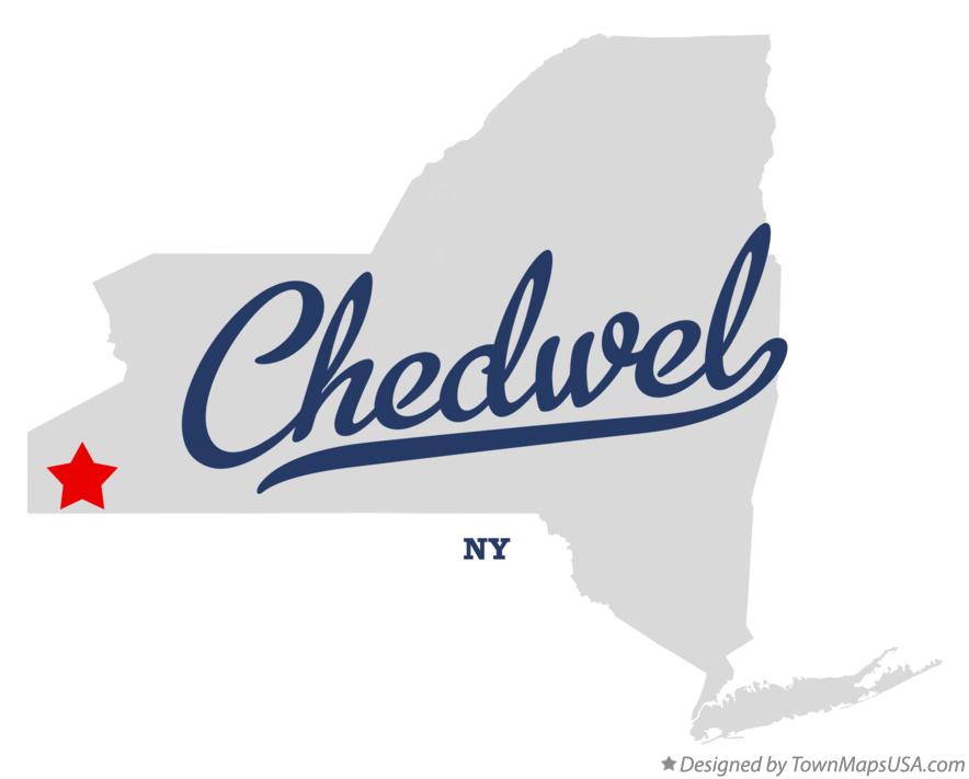 Map of Chedwel New York NY