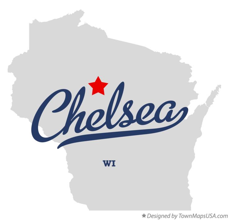 Map of Chelsea Wisconsin WI