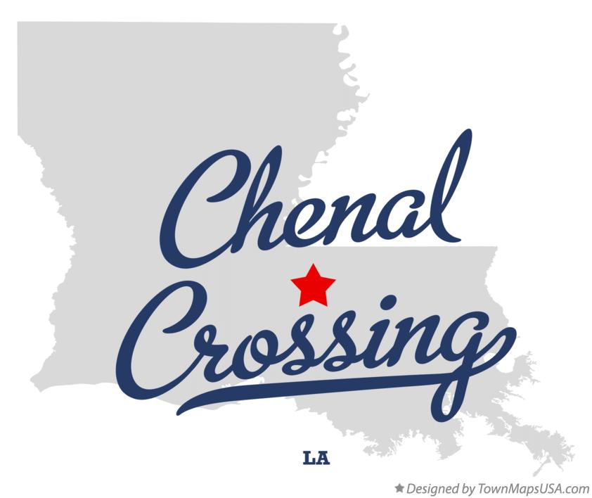 Map of Chenal Crossing Louisiana LA