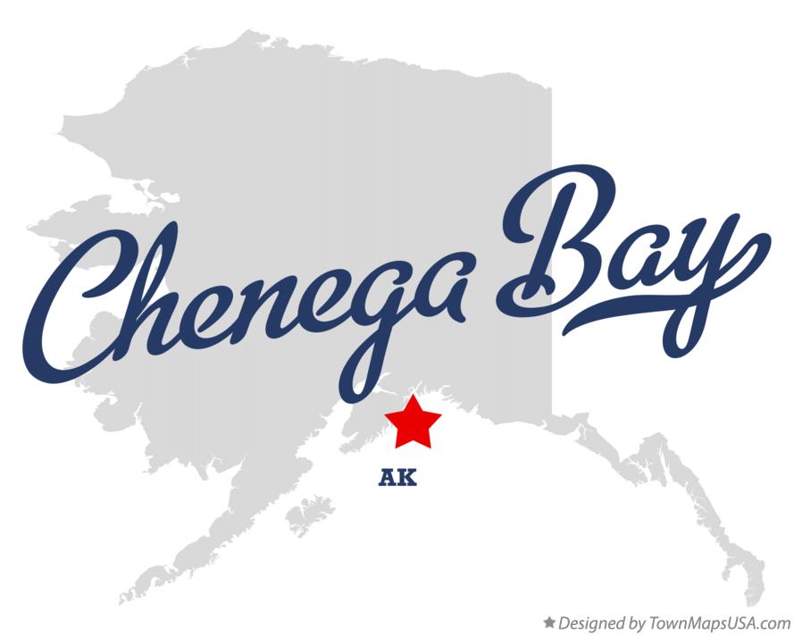 Map of Chenega Bay Alaska AK