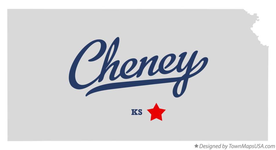 Map of Cheney Kansas KS