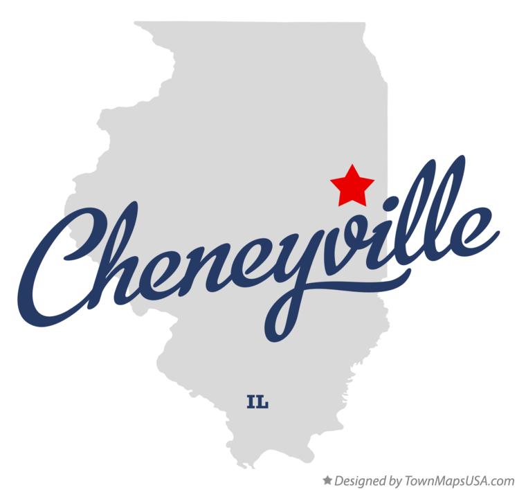 Map of Cheneyville Illinois IL