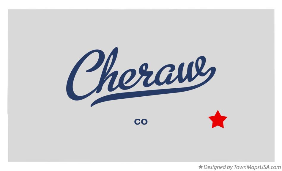 Map of Cheraw Colorado CO