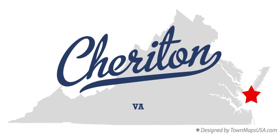 Map of Cheriton Virginia VA