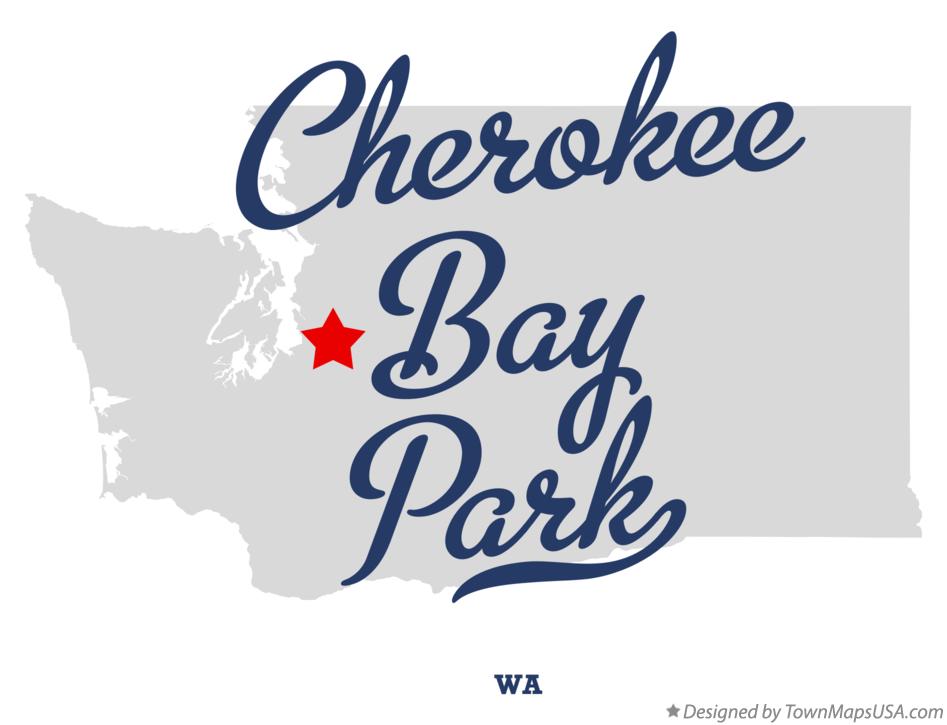 Map of Cherokee Bay Park Washington WA