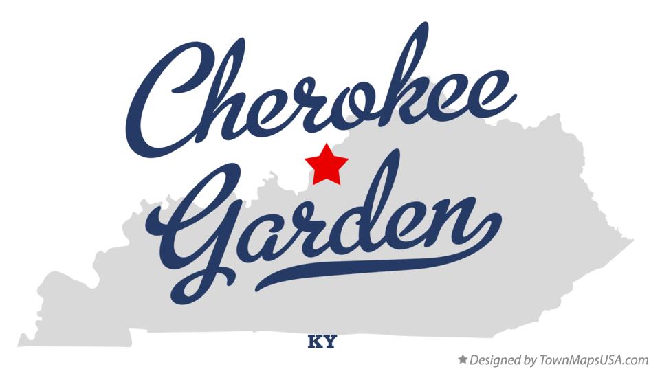 Map of Cherokee Garden Kentucky KY