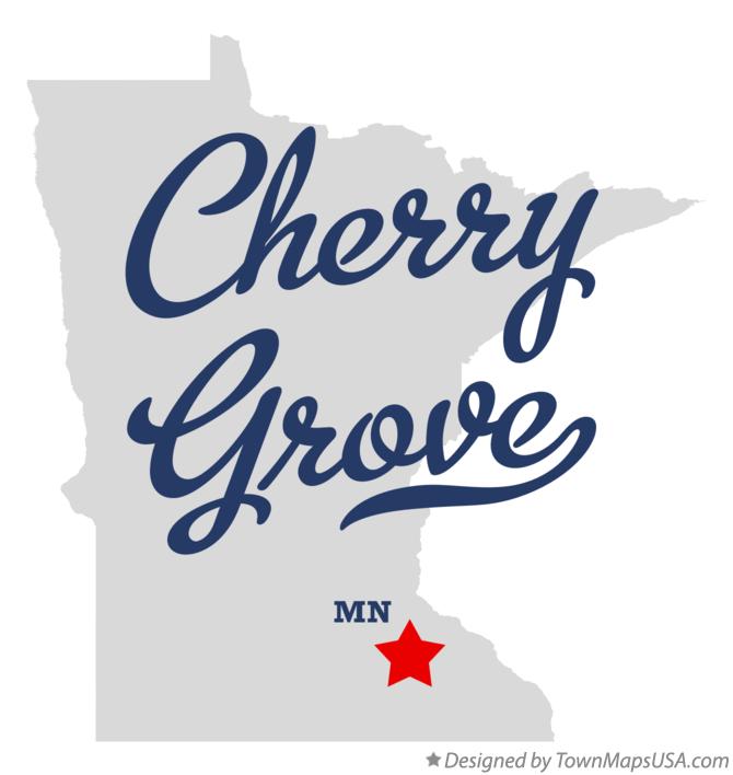 Map of Cherry Grove Minnesota MN