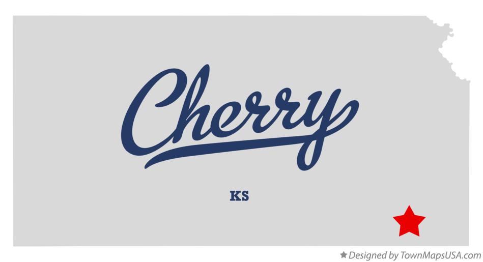 Map of Cherry Kansas KS