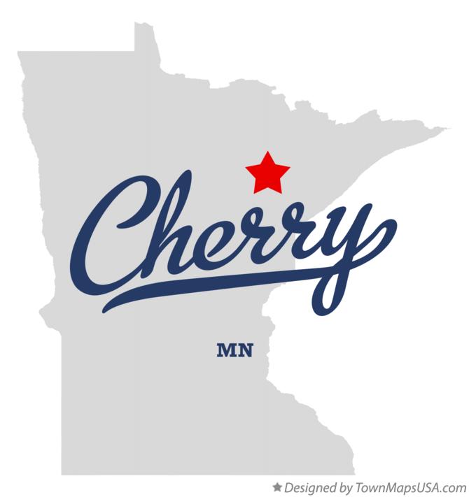 Map of Cherry Minnesota MN