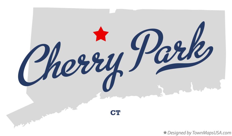 Map of Cherry Park Connecticut CT
