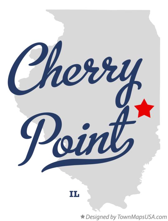 Map of Cherry Point Illinois IL