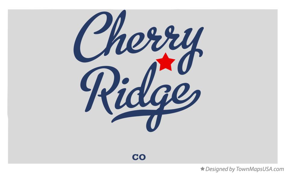 Map of Cherry Ridge Colorado CO