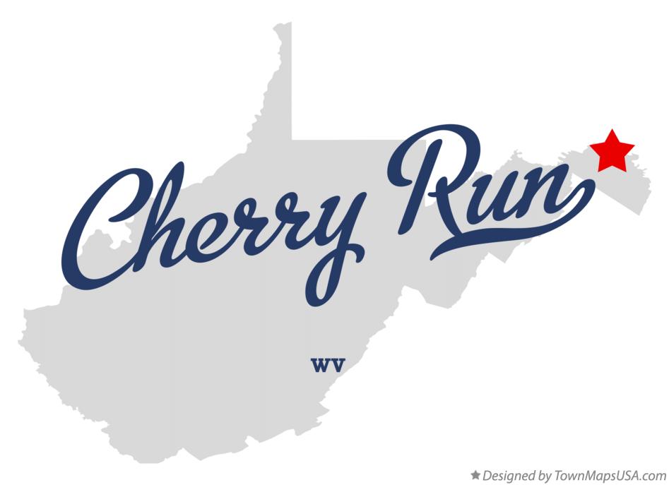 Map of Cherry Run West Virginia WV
