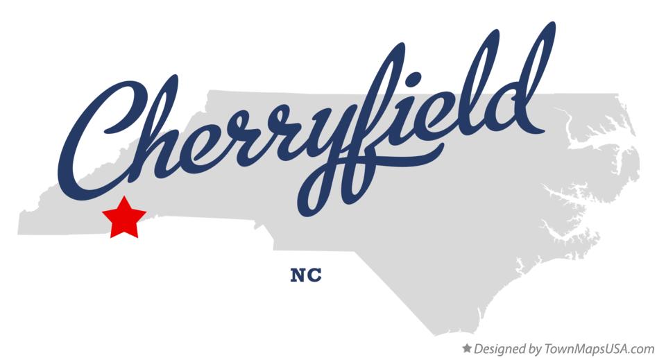 Map of Cherryfield North Carolina NC