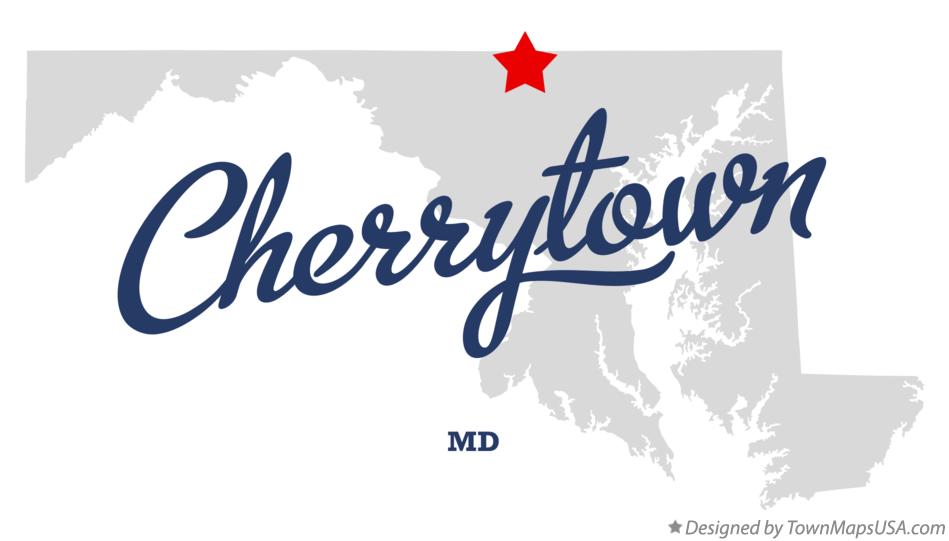 Map of Cherrytown Maryland MD