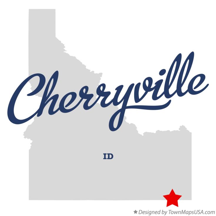 Map of Cherryville Idaho ID