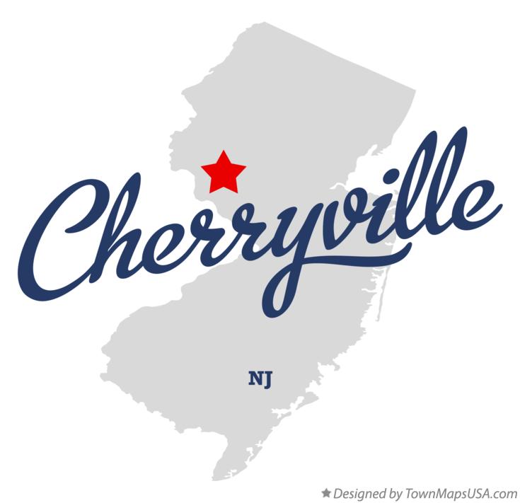 Map of Cherryville New Jersey NJ