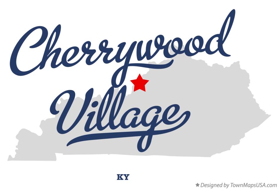 Map of Cherrywood Village Kentucky KY