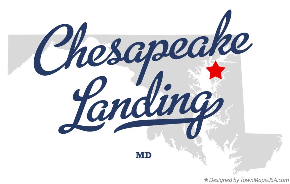 Map of Chesapeake Landing Maryland MD