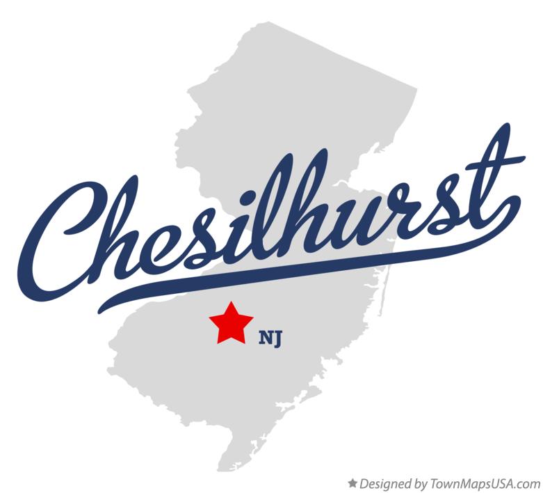 Map of Chesilhurst New Jersey NJ