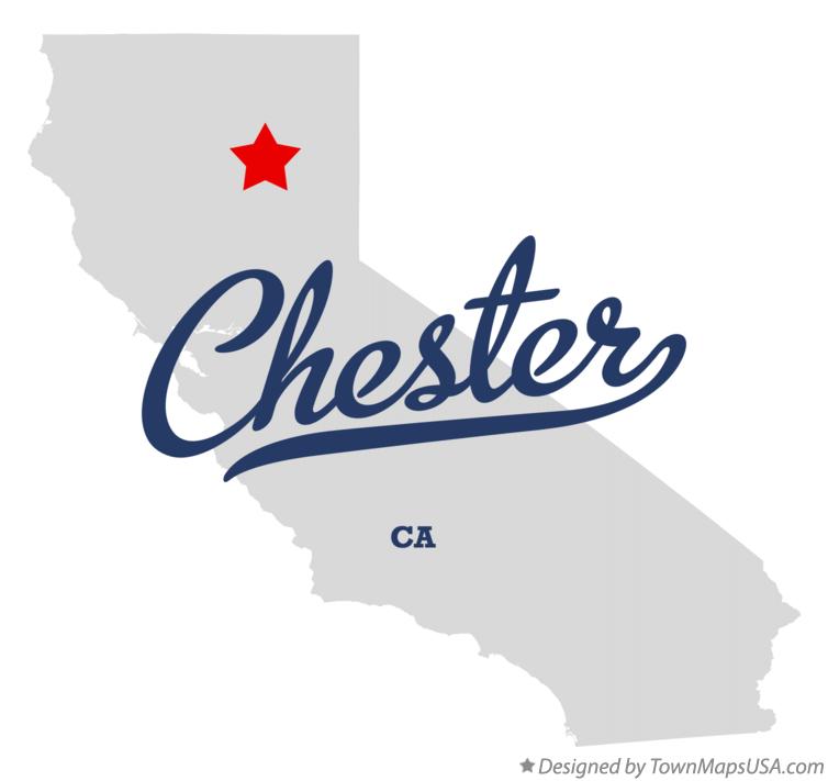 Map of Chester California CA