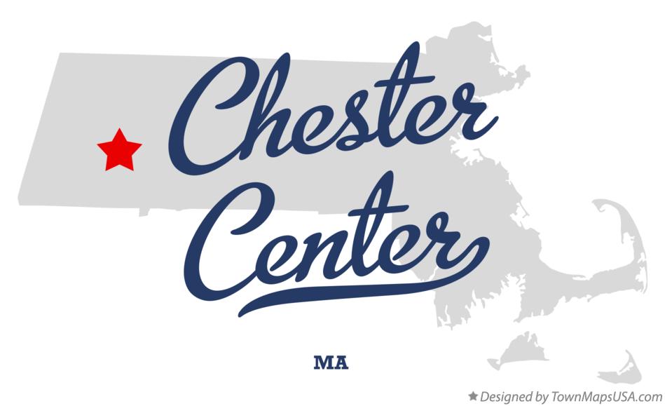 Map of Chester Center Massachusetts MA