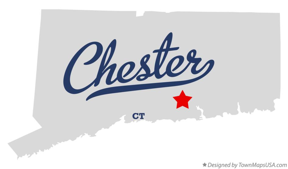 Map of Chester Connecticut CT