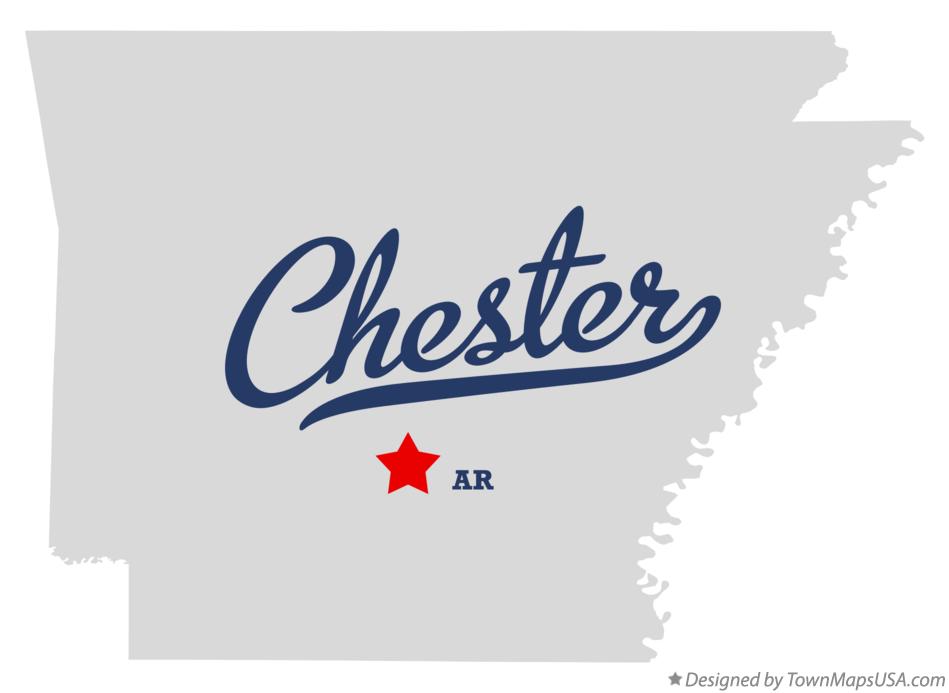Map of Chester Arkansas AR
