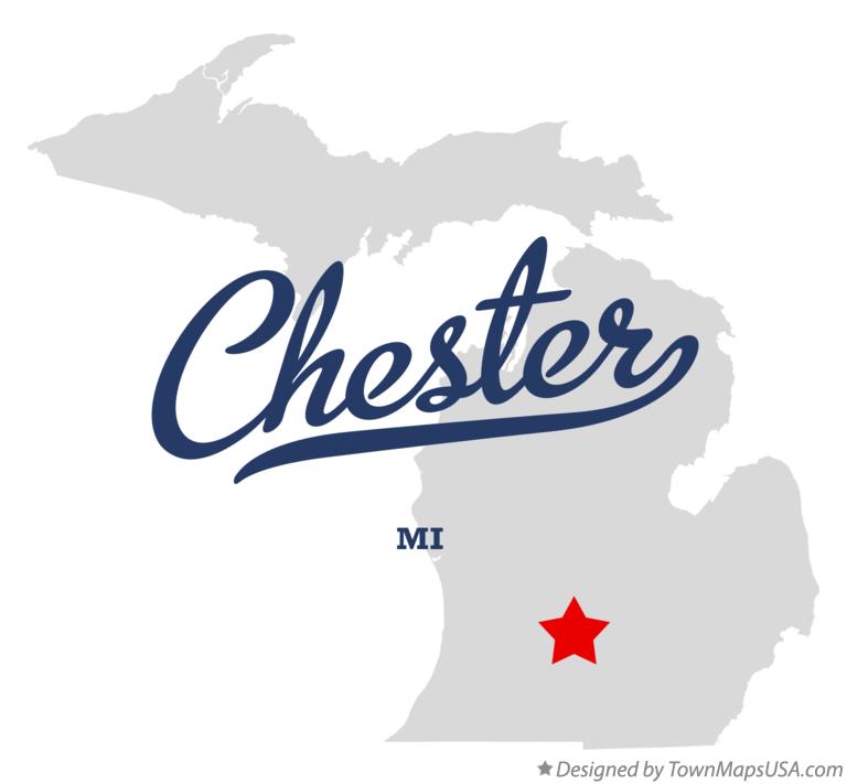 Map of Chester Michigan MI