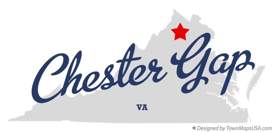 Map of Chester Gap Virginia VA