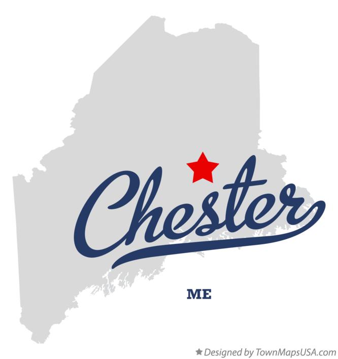 Map of Chester Maine ME